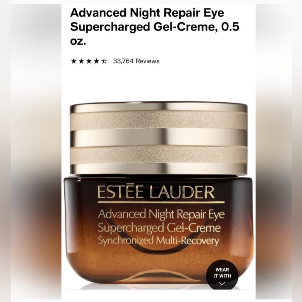 ESTEE LAUDER Advanced Night Repair Eye Supercharged Gel Cream .5 oz - Picture 2 of 6